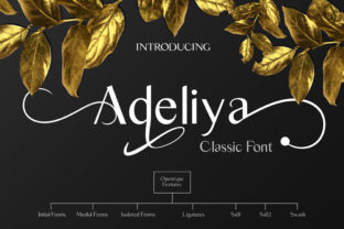 Adeliya Typeface Review: Elegant Swirls for Personalized Branding