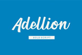 Adellion: The Bold Script Handwritten Font for Standout Branding