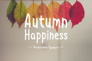 Autumn Happiness: The Perfect Script Font for Fall Designs