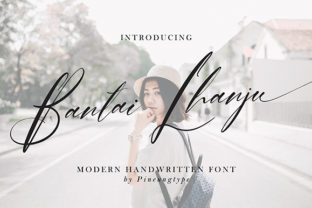 Bantai Lhanju: A Modern Script Handwritten Font for Digital Branding