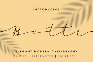Betti Script: A Modern Handwritten Typeface for Polished Branding