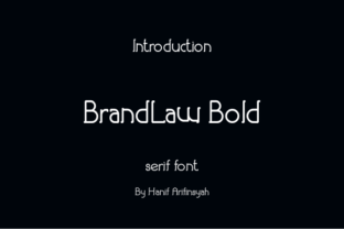 Brandlaw Bold: The Premium Serif for Modern Design