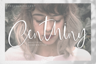 Centhiny: A Contemporary Script Handwritten Font for Editorial Design