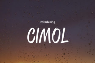 Cimol: A Modern Script Handwritten Font for Editorial Design