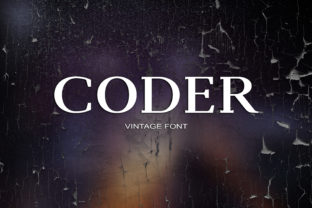 Coder: A Bold Vintage Serif for Modern Web Design