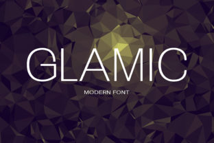 Glamic Typeface: A Cool Sans Serif for Modern Brand Identity