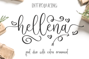 Hellena: A Sweet Script Handwritten Font for Crafting and Branding