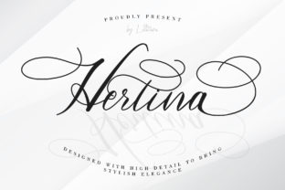 Hertina: The Modern Script Font for Romantic Brand Visuals