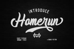 Homerun Script: A Handwritten Typeface for Standout Craft Brands
