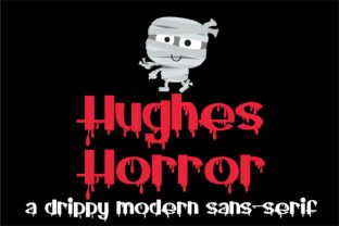 Hughes Horror: The Drippy Sans Serif Font for Edgy Brand Identity