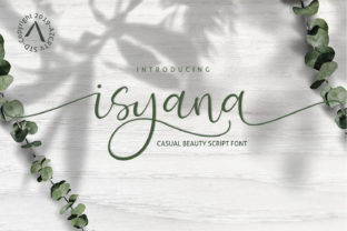 Isyana Script Typeface for Elegant Brand Identity