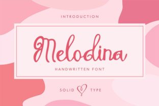 Melodina Script: A Bold Handwritten Typeface for Modern Craft Brands