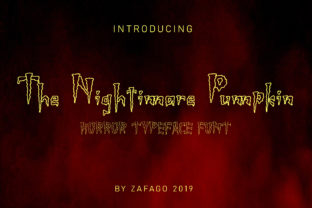 Nightimare Pumpkin: The Scariest Decorative Fonts for Halloween Creations
