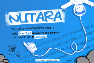 Nutara: A Sweet Handwritten Font for Crafts and Labels