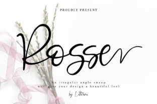 Rosse Script Handwritten Fonts for Unique Digital Branding