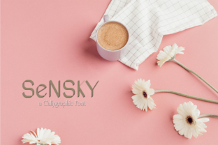 Sensky Font: Modern Sans Serif for Handmade Brands and Printables