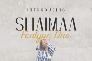 Shaimaa: A Personalized Script and Serif Font Duo for Handmade Brands