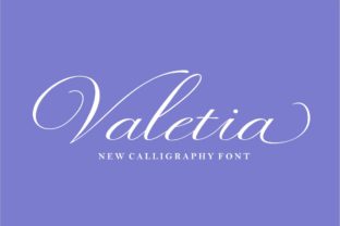 Valetia: Modern Calligraphy Font for Elegant Branding
